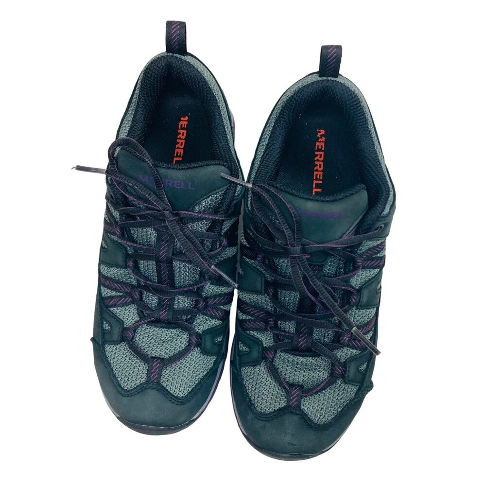 Merrell Women's Siren Sport 3 Waterproof Hiking Shoe, Black/Blackberry Size 8.5 - Picture 2 of 7